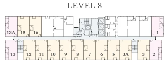 Level 8 floor plan